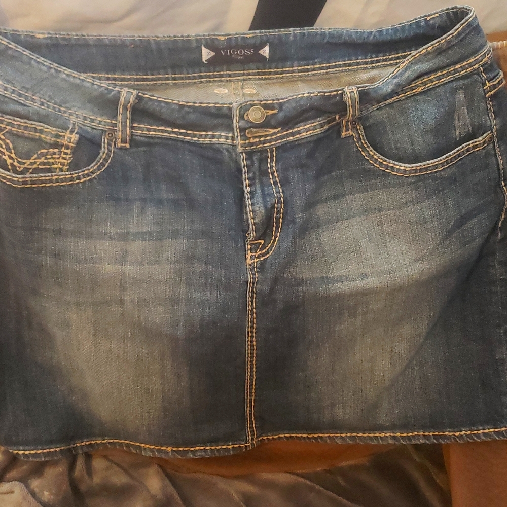 Jean skirt size 20